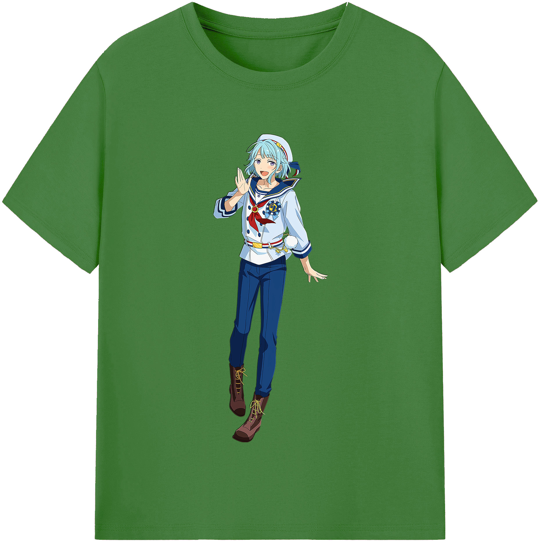（画像用） あんさんぶるスターズ! Ensemble Stars レディースカジュアルプリントTシャツ（綿100％）